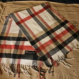 100% Cashmere Classic Plaid Scarf